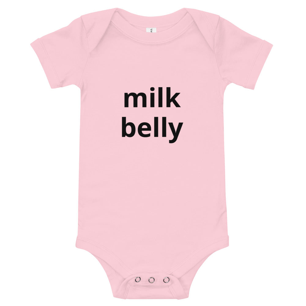 Milk Belly Cotton Baby Onesie - On the Go with Princess O