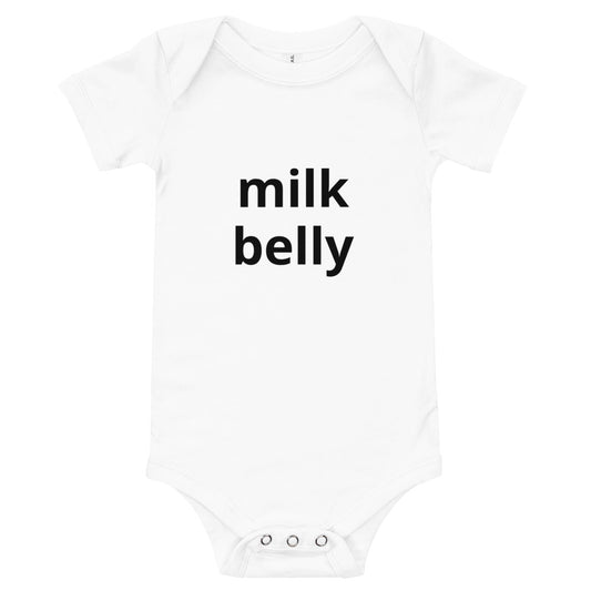 Milk Belly Cotton Baby Onesie - On the Go with Princess O