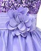 Sequin & Tulle Lavender Fancy Dress - On the Go with Princess O