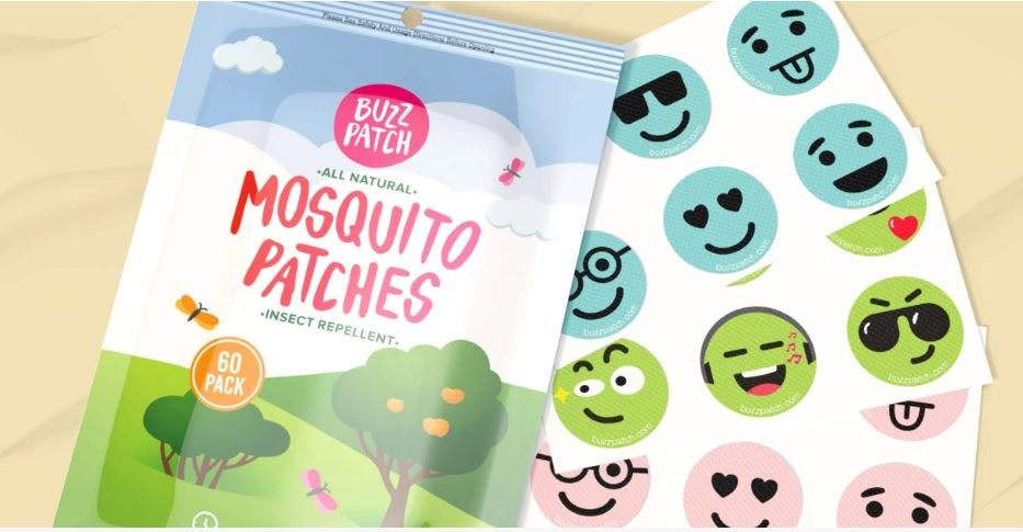 BuzzPatch Mosquito Repellent Patches - On the Go with Princess O