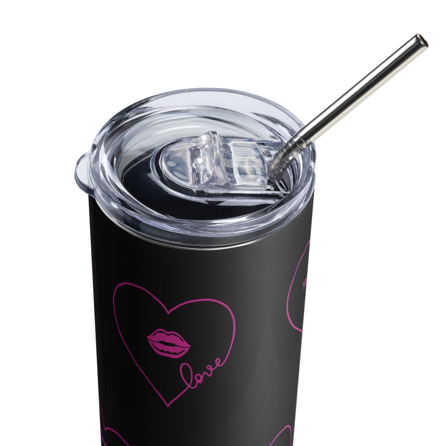 Stainless Steel Straw & Tumbler - On the Go with Princess O