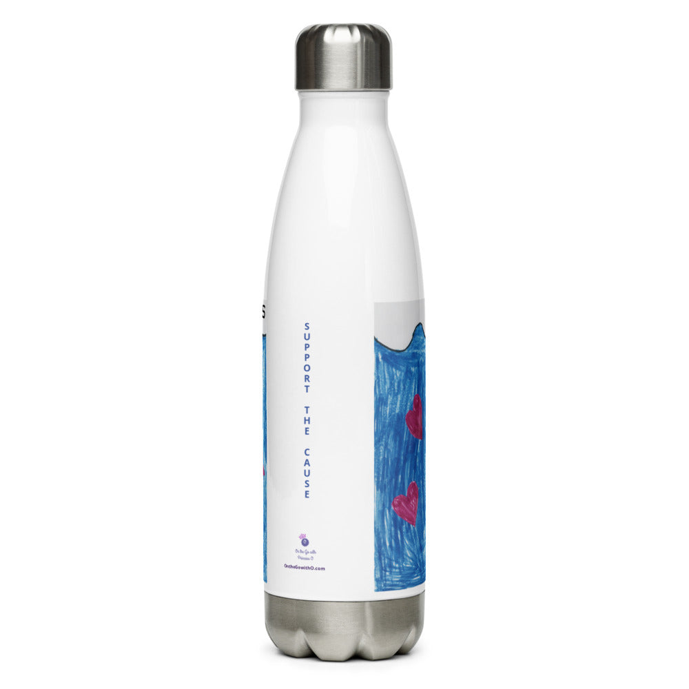 Save the Turtles Stainless Water Bottle - On the Go with Princess O