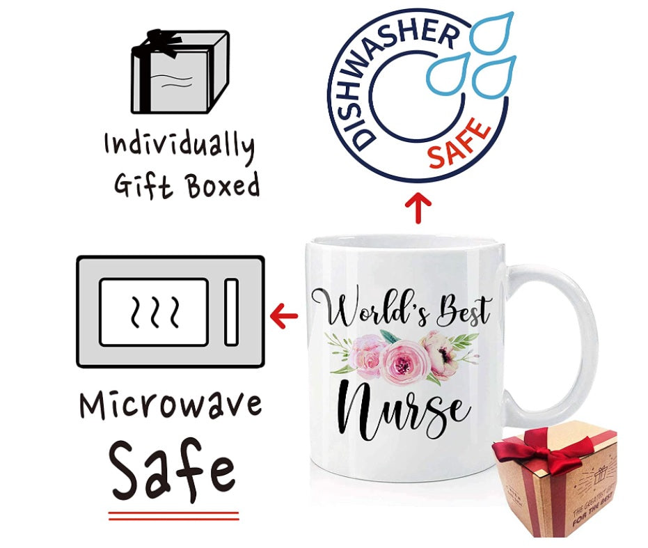 World's Best Nurse 11oz Ceramic Mug - On the Go with Princess O