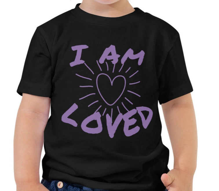 I AM Loved Toddler Shirt - On the Go with Princess O