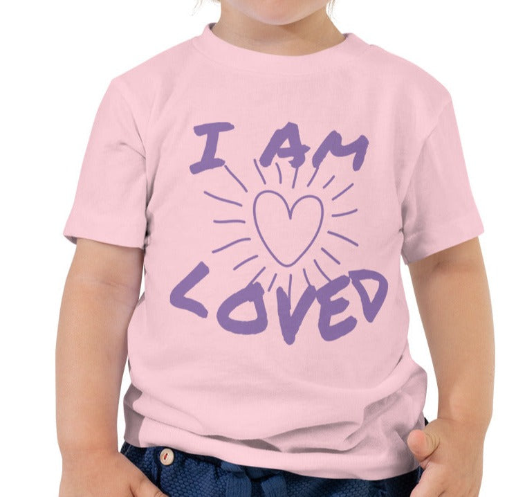 I AM Loved Toddler Shirt - On the Go with Princess O
