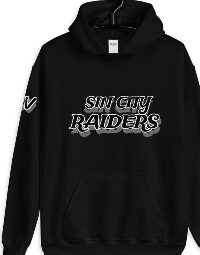 Sin City Raiders Unisex Hoodie - On the Go with Princess O