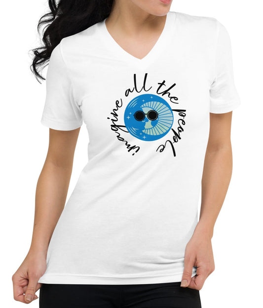 Imagine All the People Cotton Tee - On the Go with Princess O