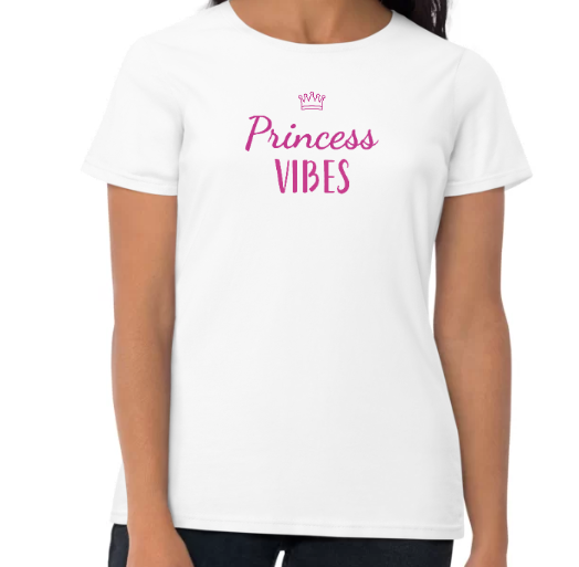 Princess Vibes Cotton Tee - On the Go with Princess O