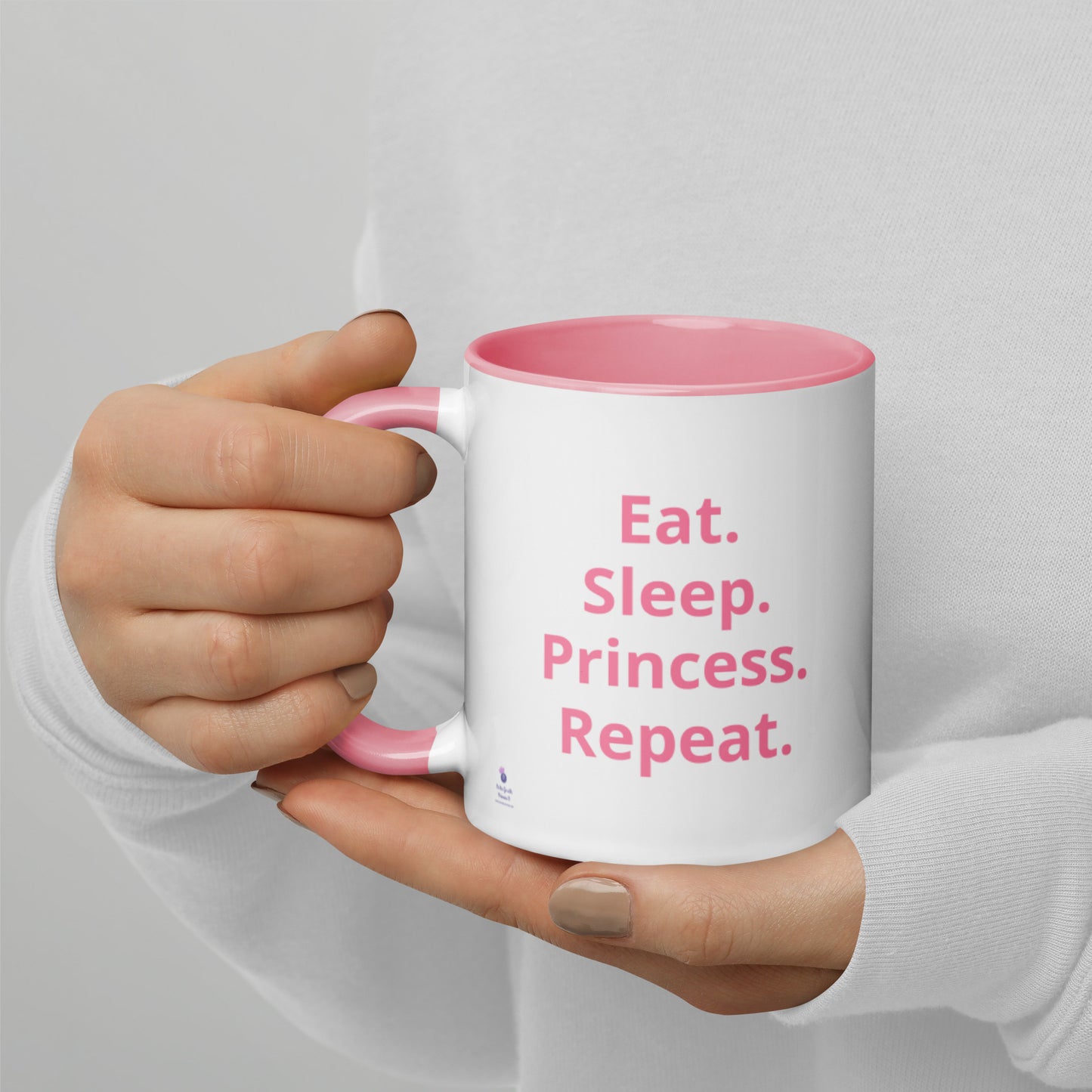 Eat Sleep Princess Repeat Ceramic 11oz Mug - On the Go with Princess O
