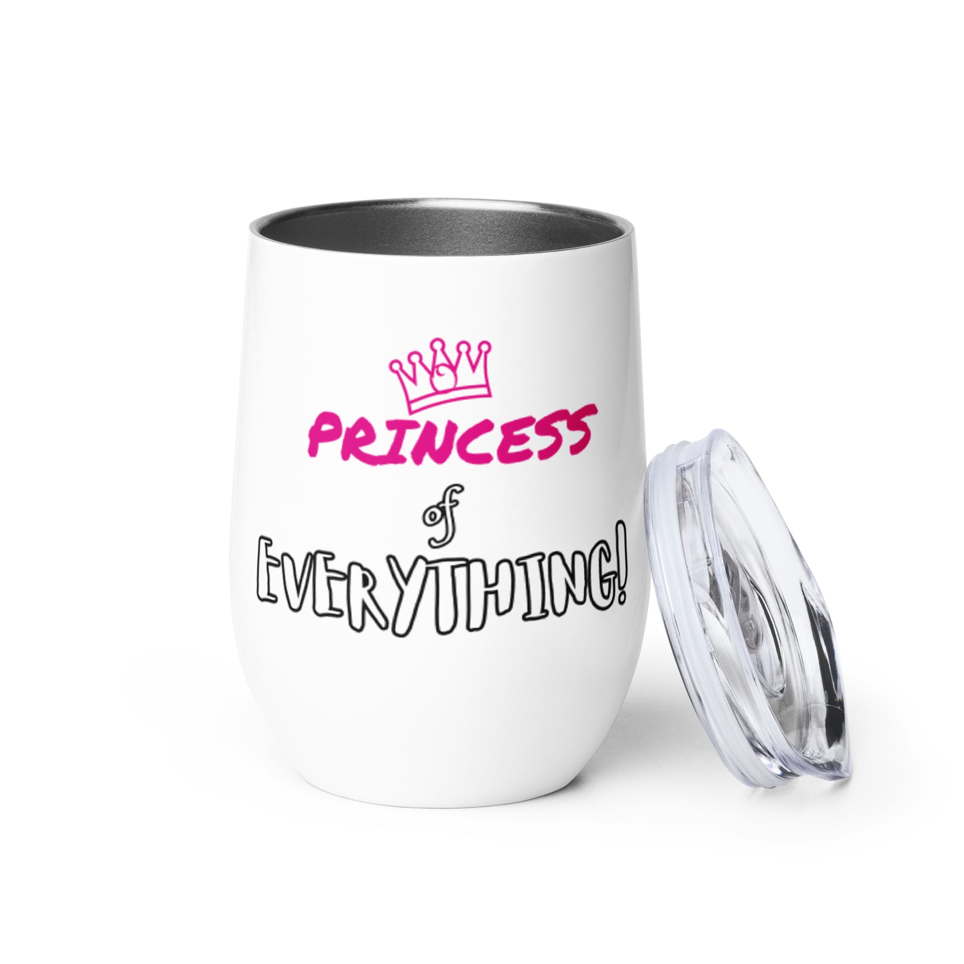 Princess of Everything 12oz Drink Tumbler - On the Go with Princess O