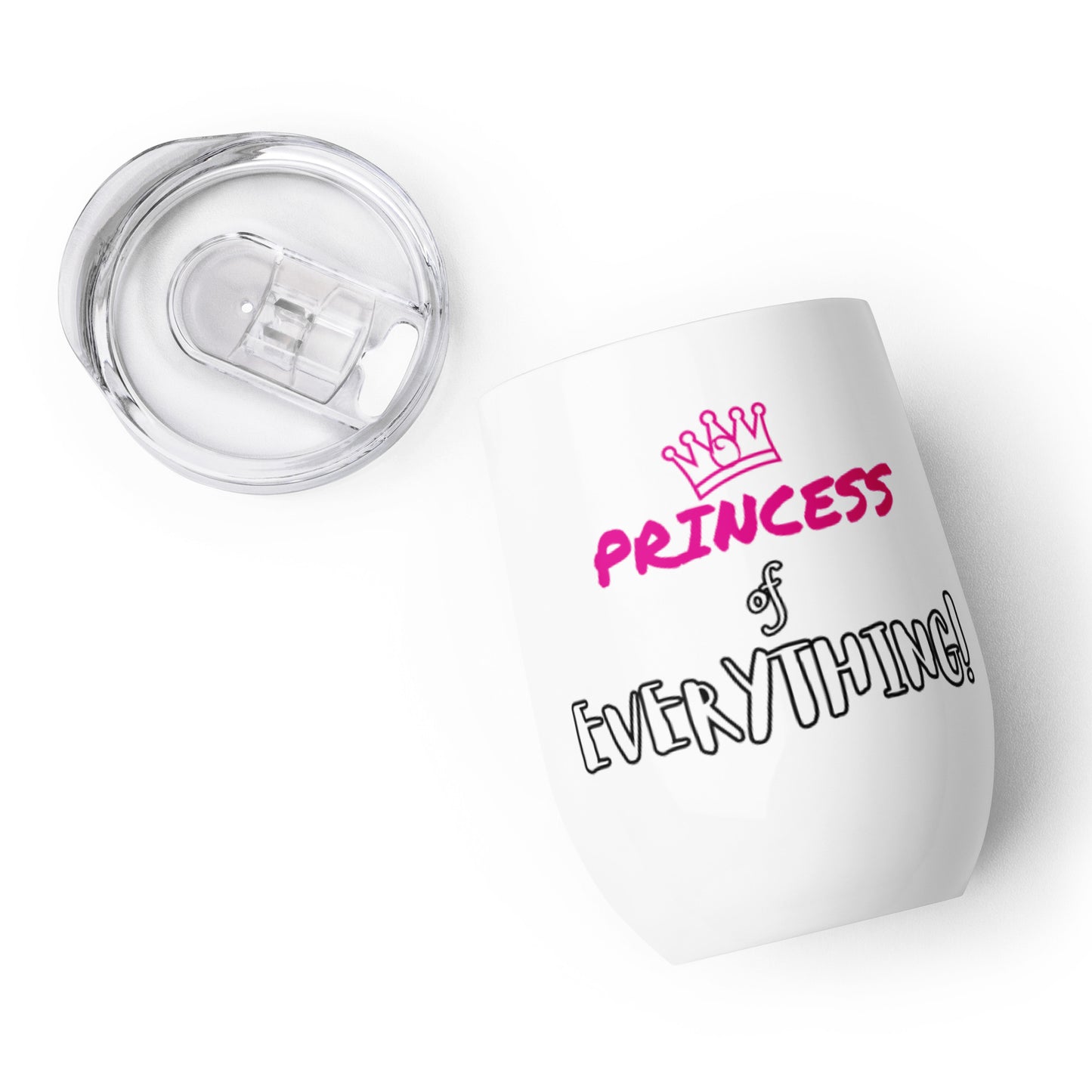 Princess of Everything 12oz Drink Tumbler - On the Go with Princess O