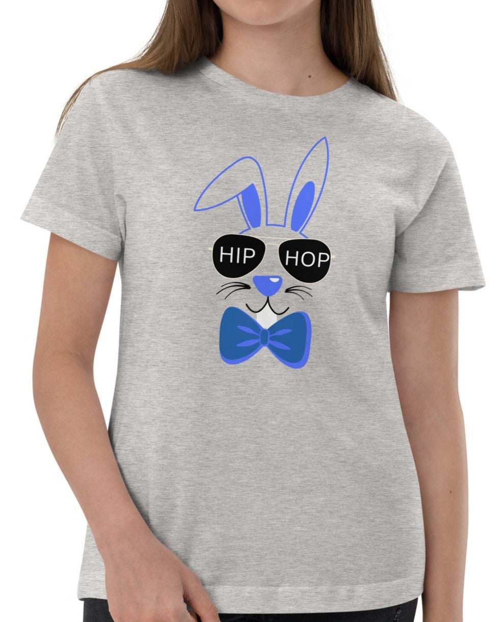 Hip Hop Blue Bunny Youth Tee XS-XL - On the Go with Princess O