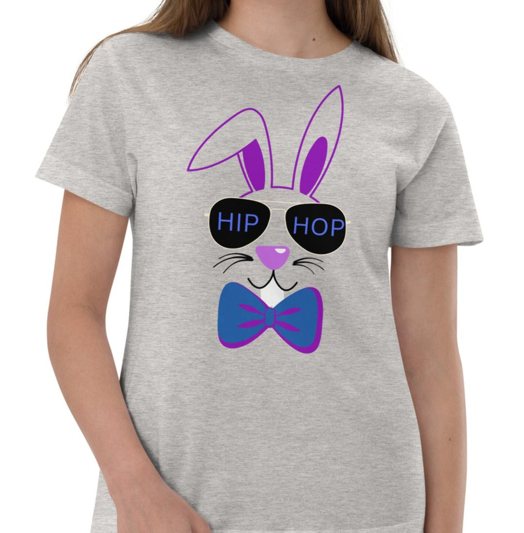 Hip Hop Purple Bunny Girls Tee XS-XL - On the Go with Princess O