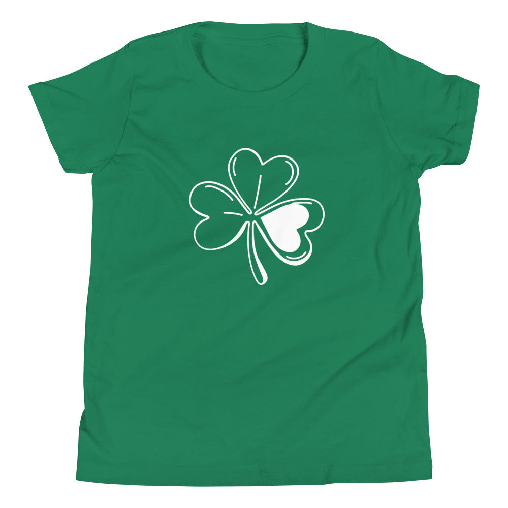 Green Shamrock Heart Tee - On the Go with Princess O