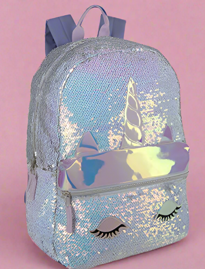 Glitter Unicorn Large Backpack