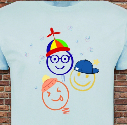 Silly Emoji Kids Cotton Tee