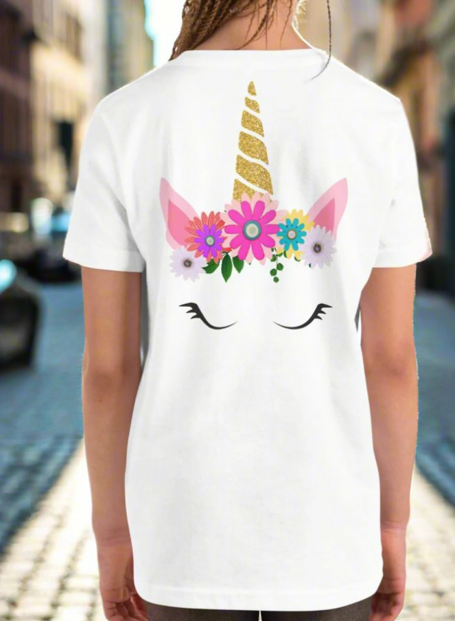 Let Your Sparkle Shine Unicorn Girls Juniors Tee