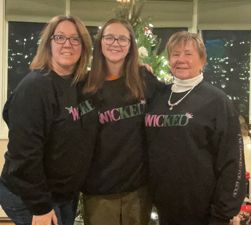 Wicked I've Changed for Good Juniors Womens Sweatshirt