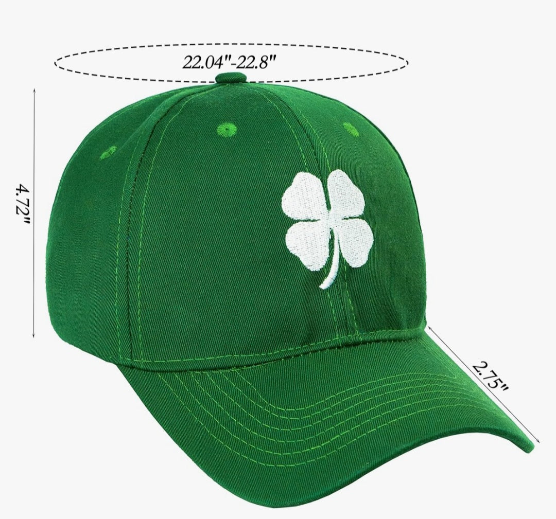 4 Leaf Clover Baseball Cap Hat