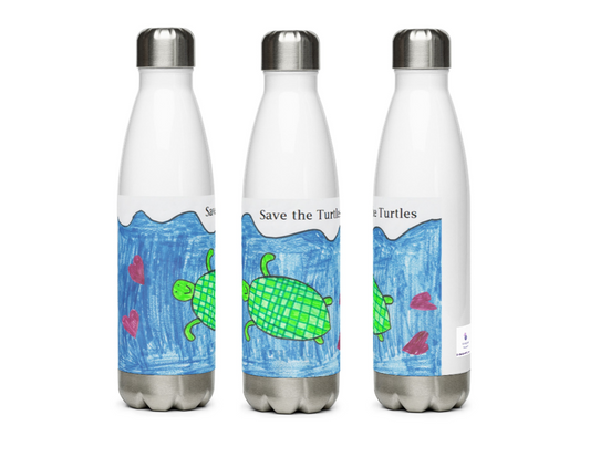 Save the Turtles Stainless Water Bottle