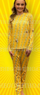 Queen Bees Yellow Pajamas - On the Go with Princess O