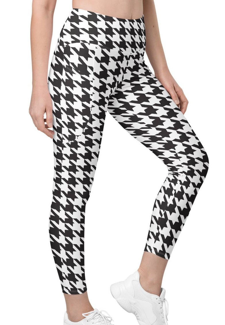 Women's Houndstooth Leggings w/ pockets