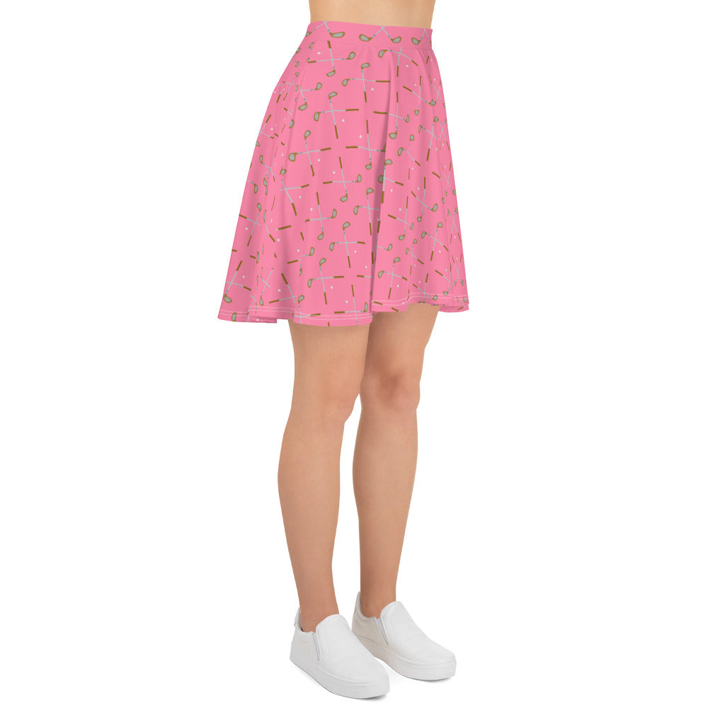 Pink Ladies Golf Skirt - On the Go with Princess O