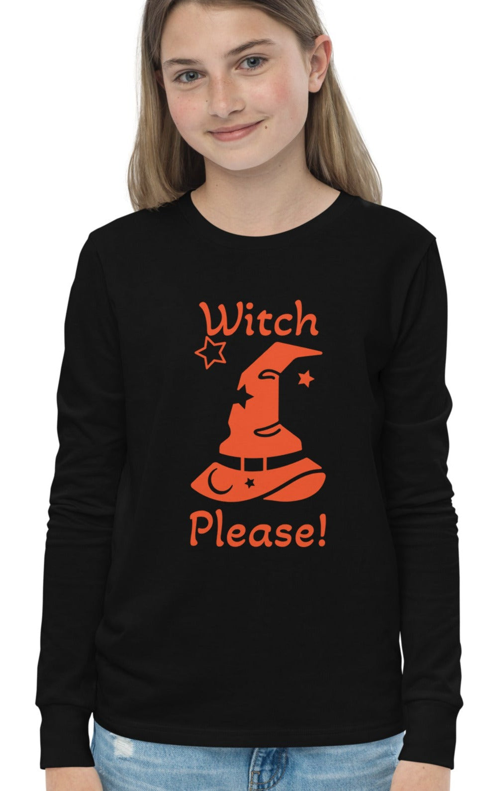 Kids Witch Please Long Sleeve Tee