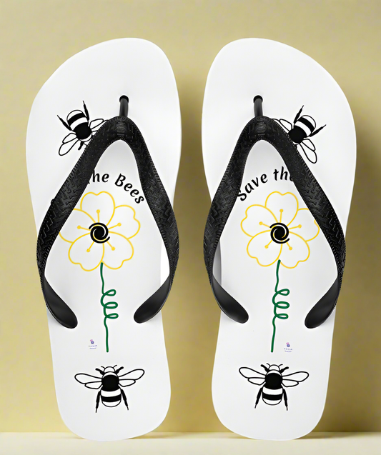 Save the Bees Flip-Flops - On the Go with Princess O