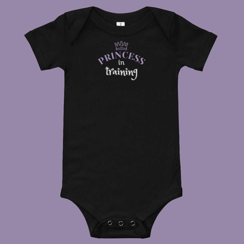 Princess In Training Cotton Onesie