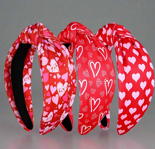 3 True Love Cotton Headbands