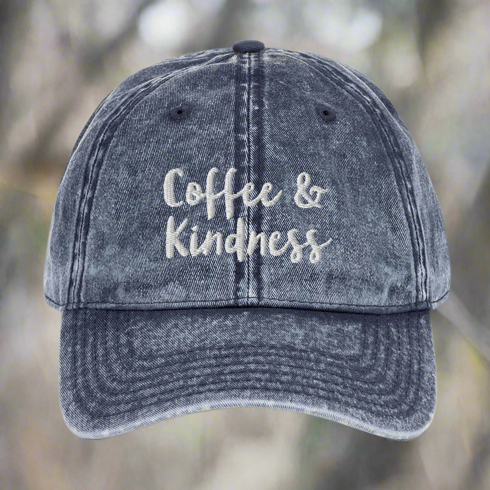 Coffee & Kindness Denim Hat