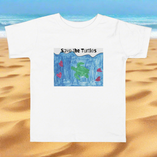 Save the Turtles Toddlers Cotton Tee