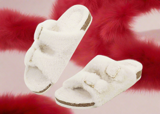 Furry Soft Cork Slippers 4+ colors