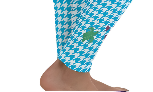 Sea Turtles Houndstooth Leggings