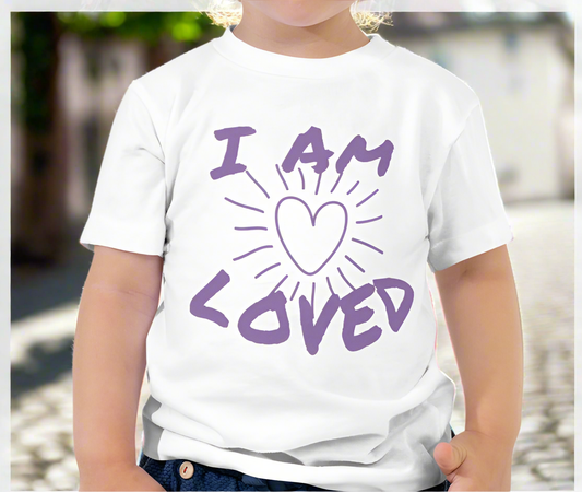 I Am Loved Toddler Cotton Tee