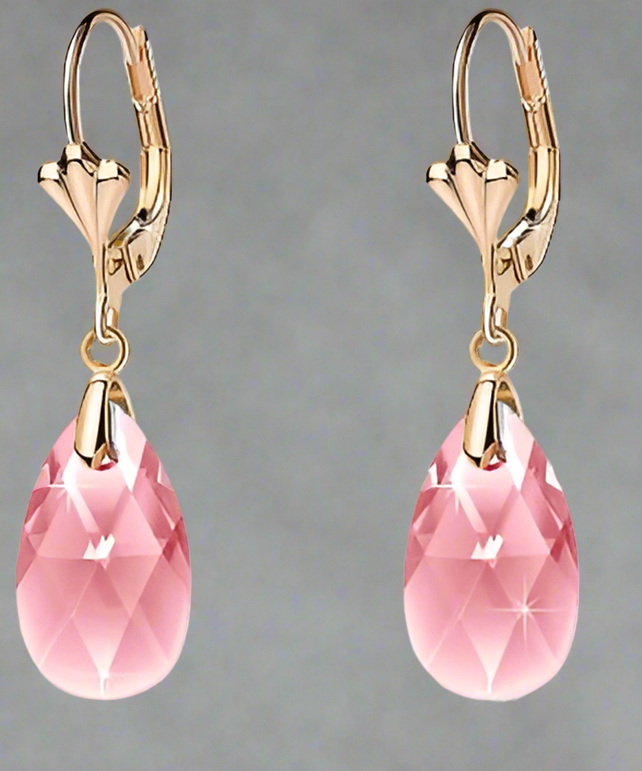 Swarovski Pink Candy Earrings