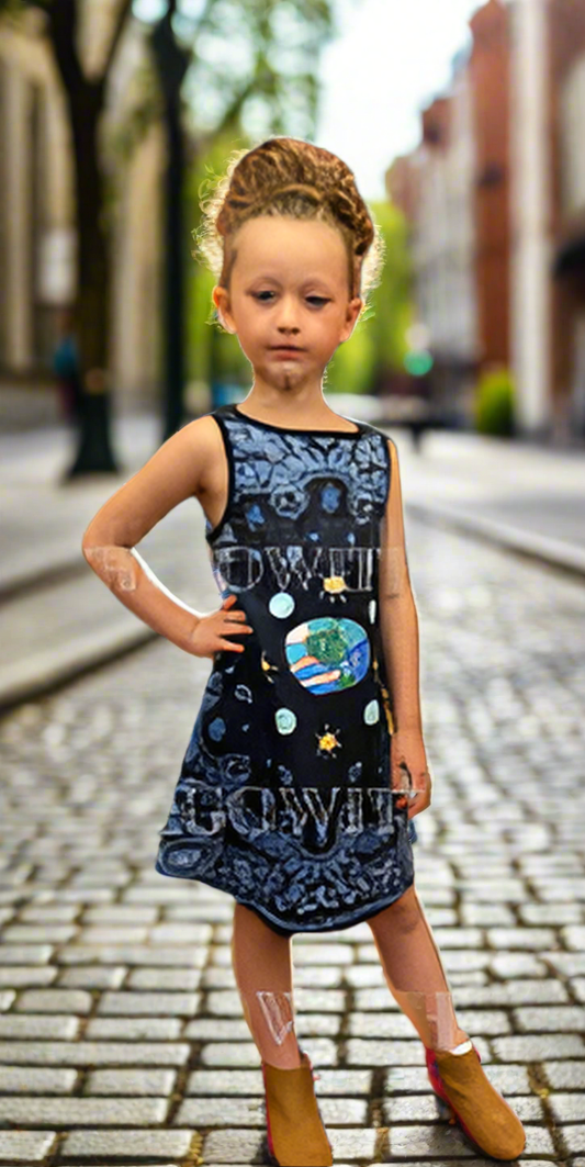 Save the Planet Earth Girls Dress - On the Go with Princess O