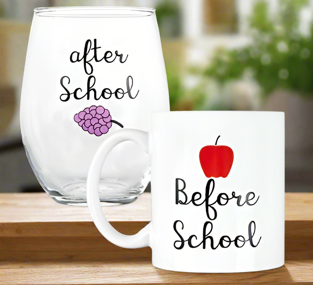 Before School After School Drinkware Set