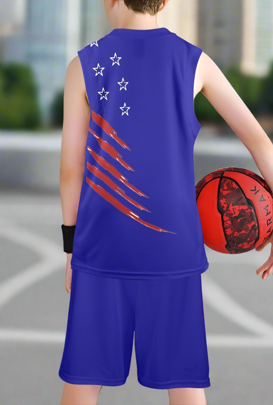 Stars and Stripes Boys Basketball Sets