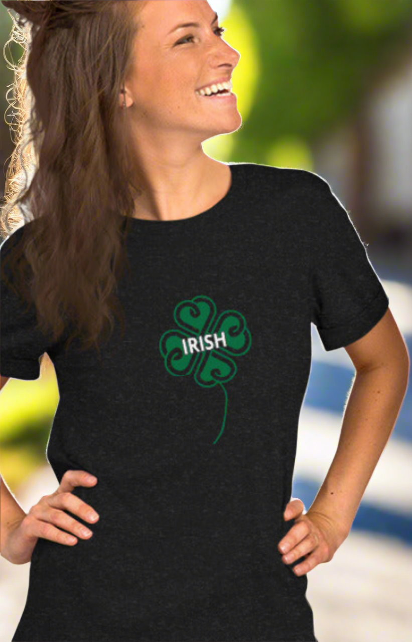 Irish Clover Juniors Womens Celtic Tee