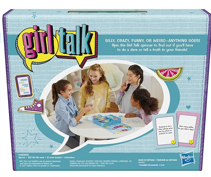 Truth or Dare Girl Talk Board Game