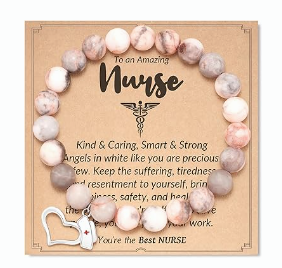 Natural Jasper Stone Bracelet for Nurses