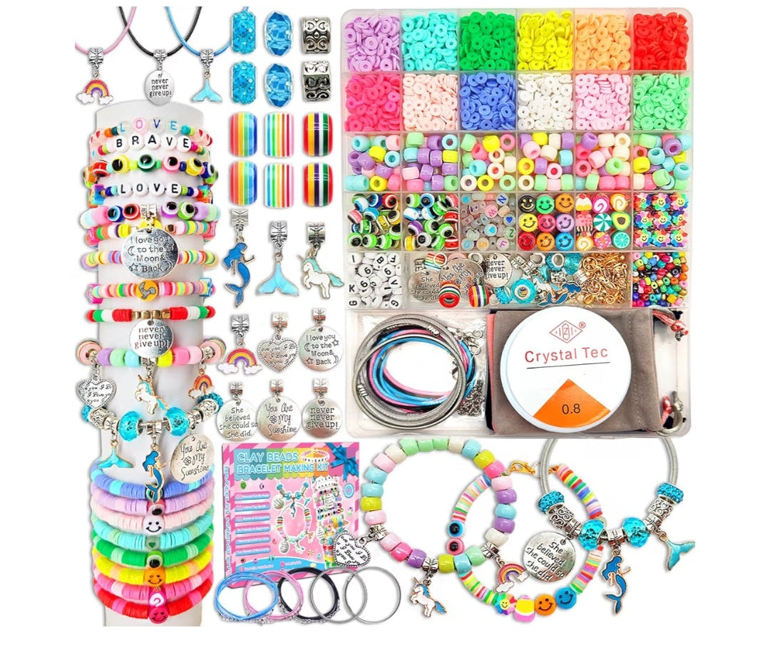 Clay Beads Bracelet Making Set