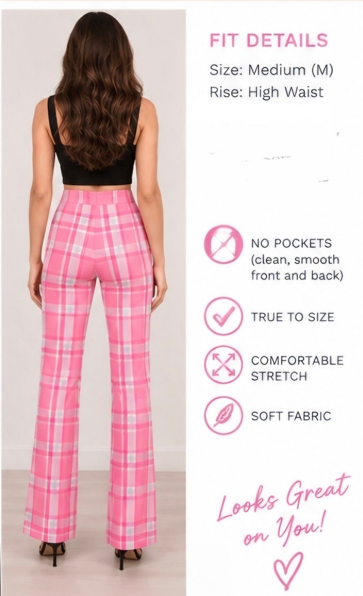 Pink Sugar Bee Flare Pants - On the Go with Princess O