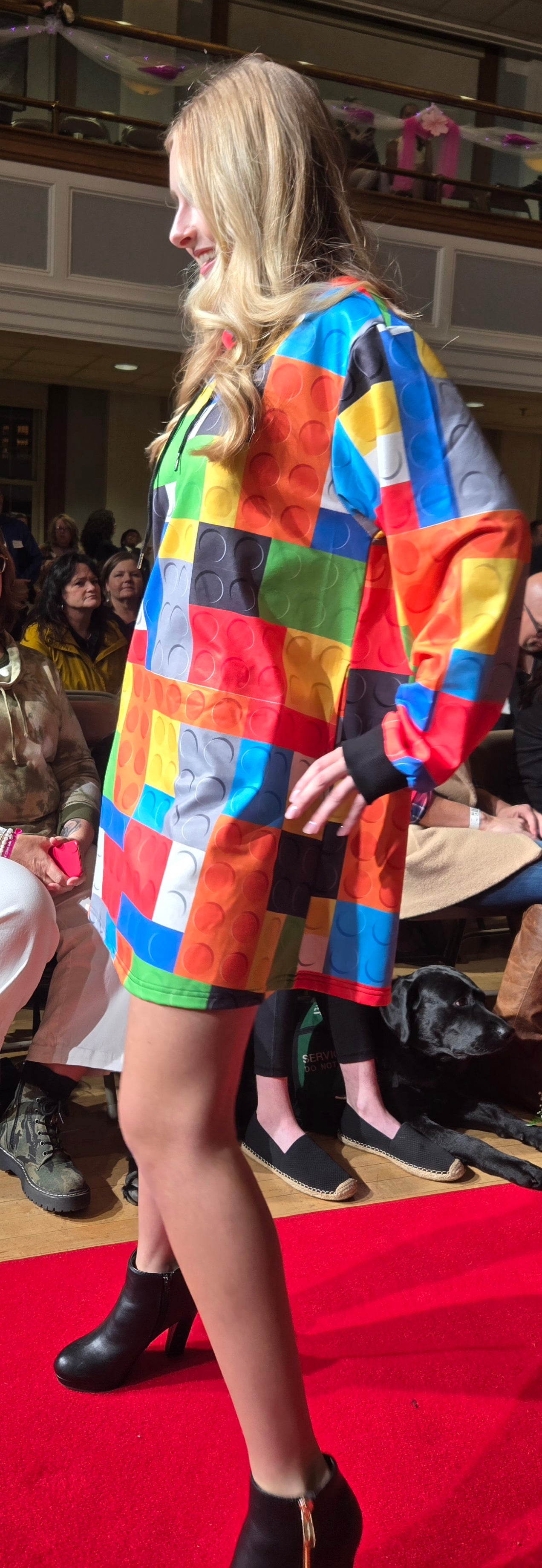 Color Block Hoodie Dress Juniors & Women