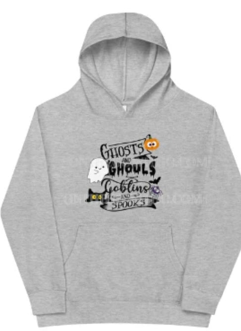 Ghosts & Ghouls Youth Fleece Hoodie