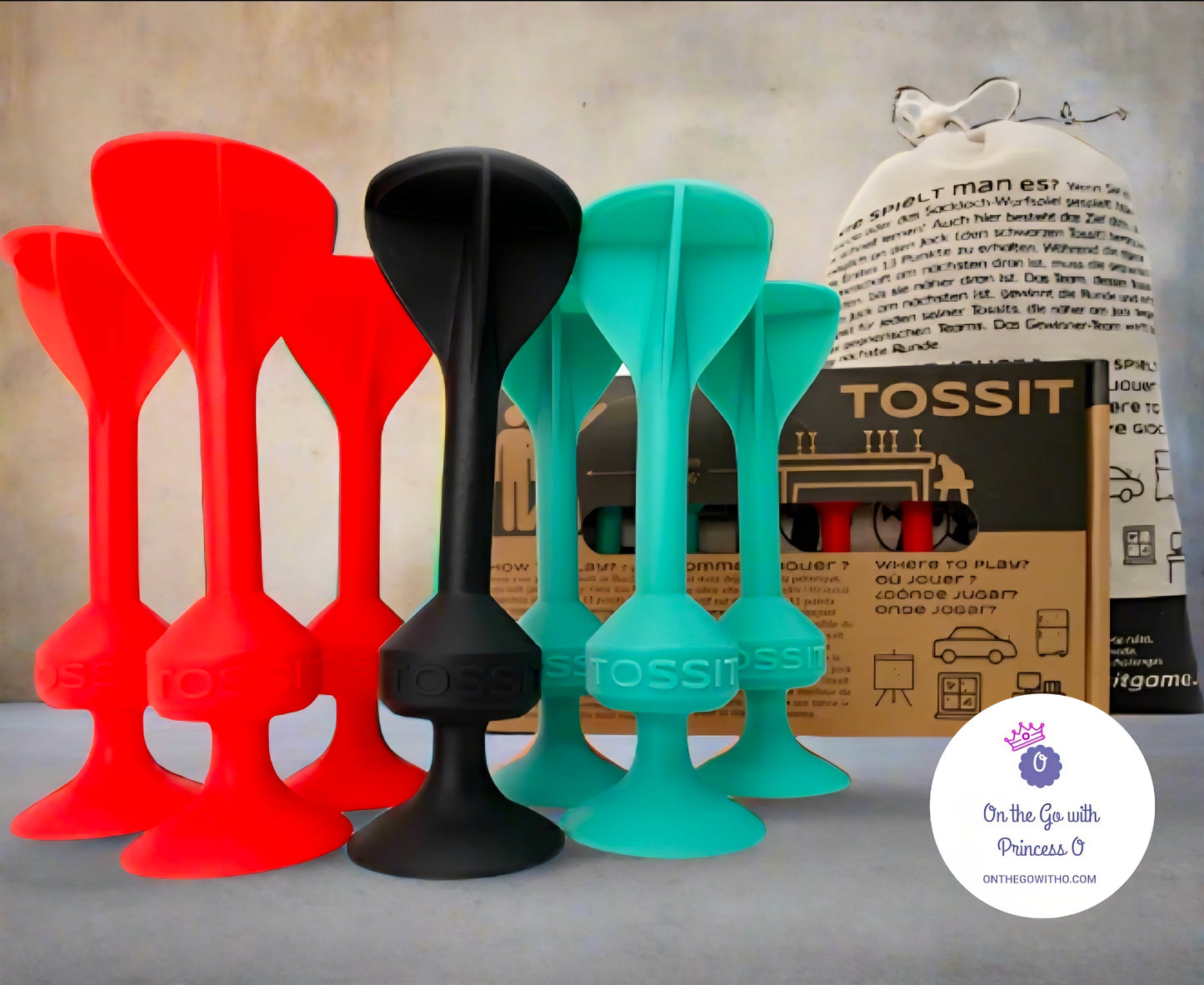 TOSSIT Suction Cup Dart Toss Game