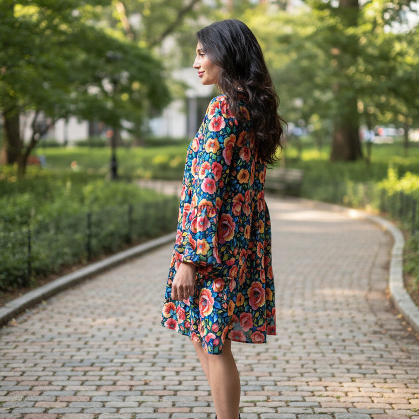 Women's Flower Frenzy Flowy Dress On the Go with Princess O