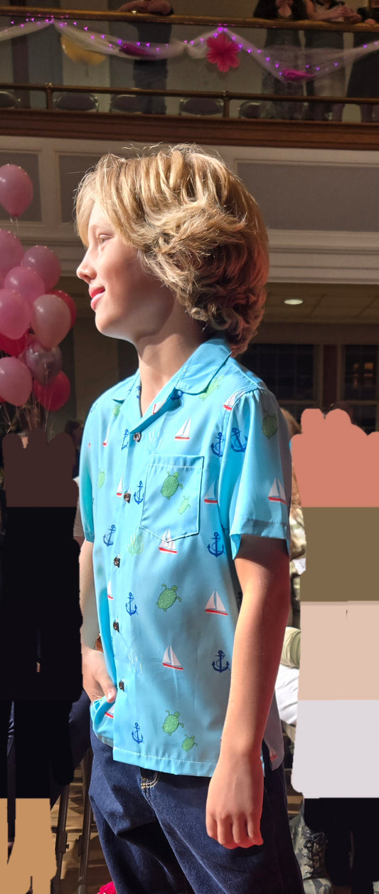 Turtles Up Button Up Shirt